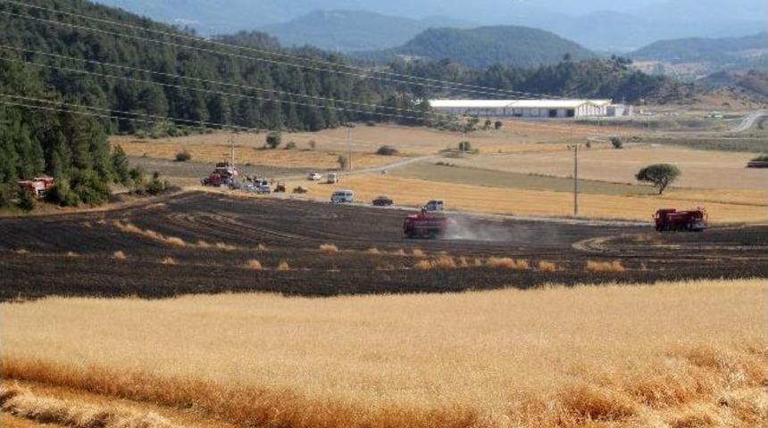 Mudurnu&rsquo;da Anız Yangını