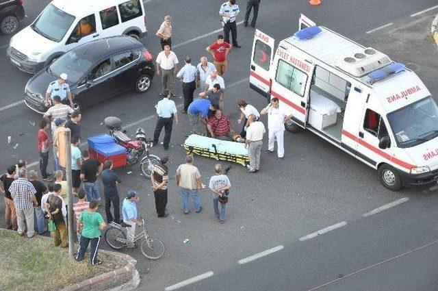 Nazilli’de Zincirleme Trafik Kazası; 1 Yaralı