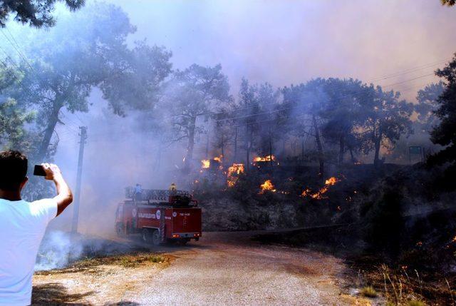 Manavgat Türkbeleni'nde Çıkan Orman Yangını Kontrol Altına Alınamadı