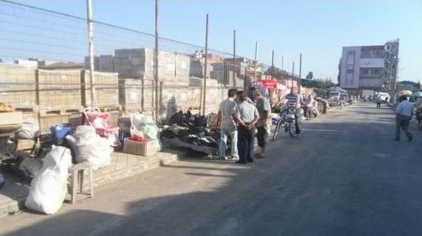 Salihli'de İkinci El Eşya Pazarı Yeni Yerine Taşındı