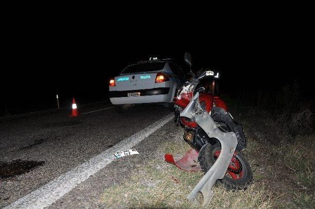 Foça'da Motosiklet Sürücüsü Ağır Yaralandı