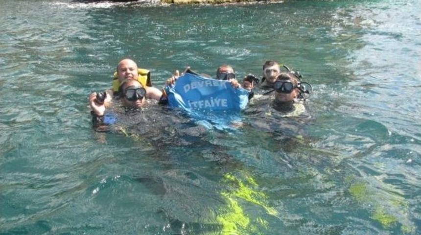 Devrek Belediyesi Sualtı Arama Kurtarma Timinden Başarılı &Ccedil;alışmalar