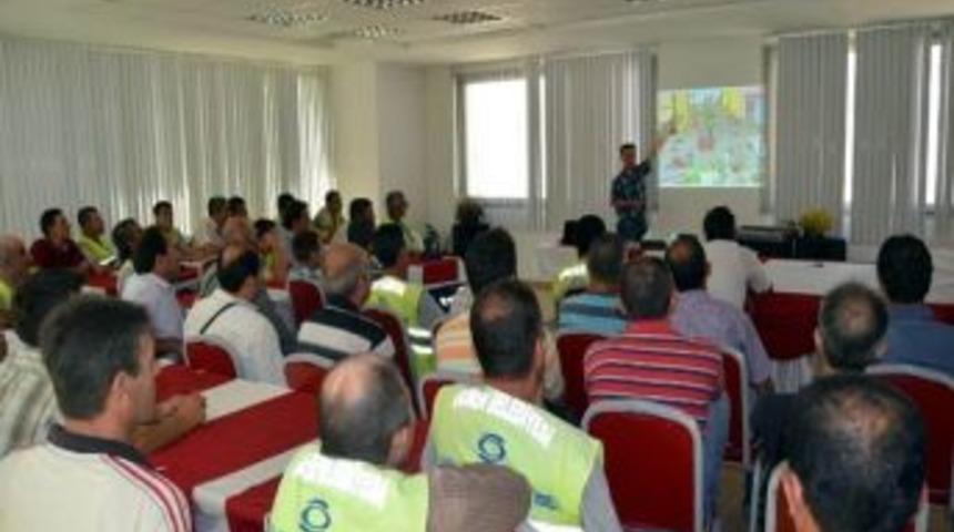 G&ouml;nen'de Temizlik İş&ccedil;ileri Bilgilendirildi