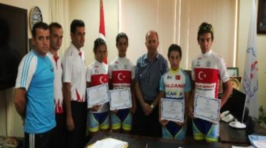 Dağ Bisikletine Katılanlara Teşekk&uuml;r Belgesi