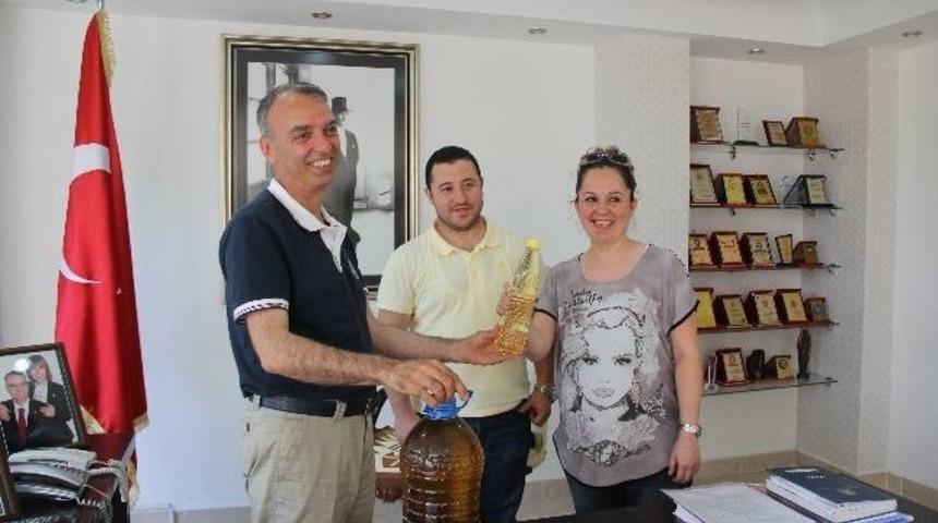 Alaplı’da 5 Litre Atık Yağ Getirene Bir Litre Ayçiçek Yağı Kampanyası
