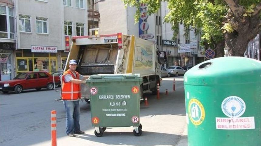 Kırklareli'ne Yeni &Ccedil;&ouml;p Kutuları