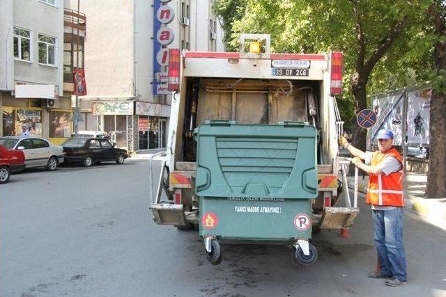 Kırklareli'ne Yeni Çöp Kutuları