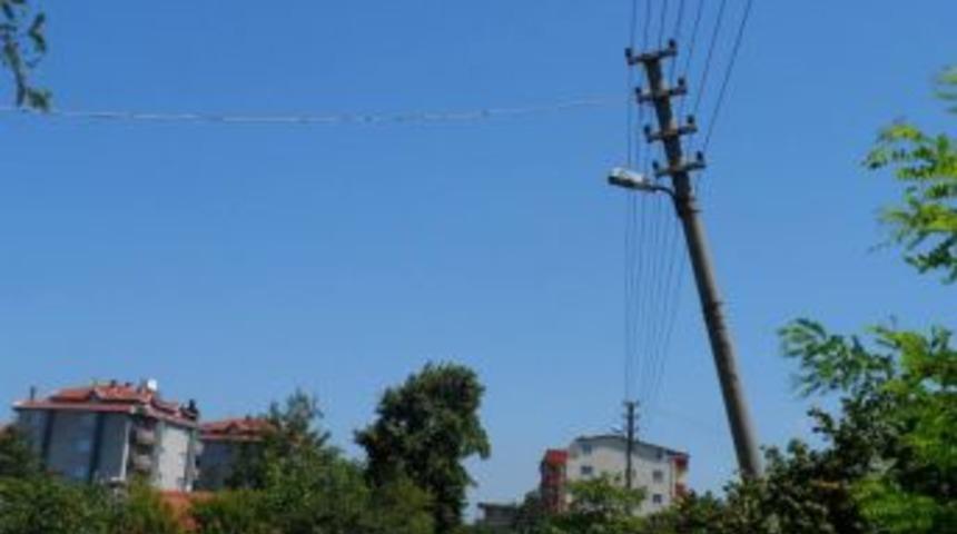 Elektrik direkleri tehlike arzediyor