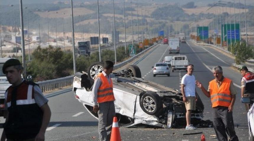 Tatil yolunda kaza dehşeti: 6 yaralı