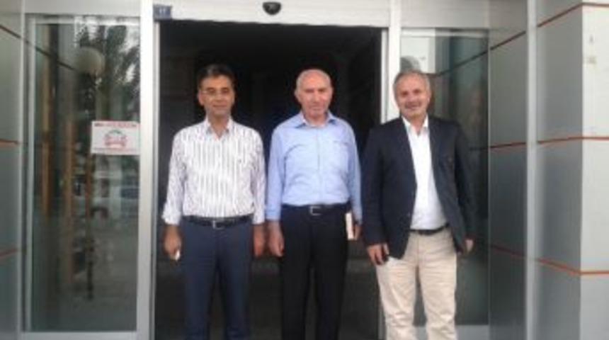 K&uuml;&ccedil;&uuml;kaydın, Kozan Kaymakamı, Emniyet M&uuml;d&uuml;r&uuml; Ve Belediye Başkanını Ziyaret Etti