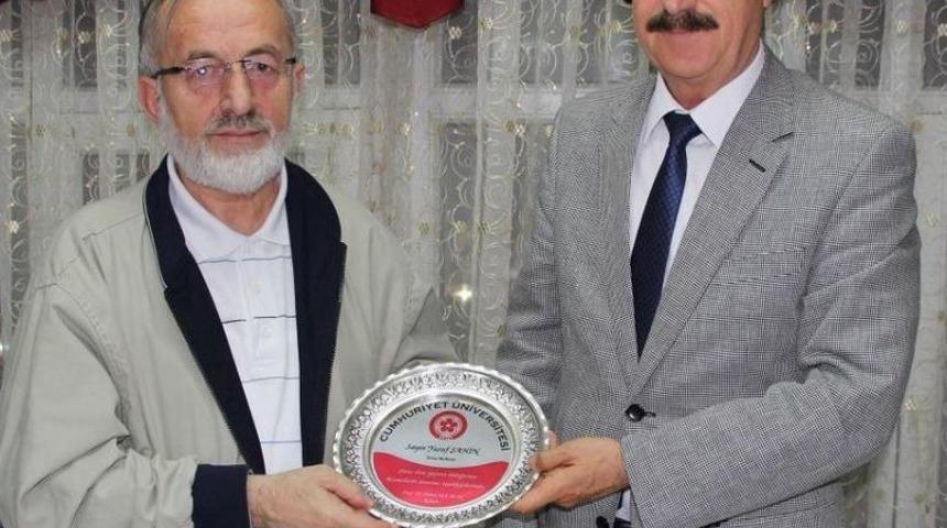 C&Uuml;'den M&uuml;ft&uuml; Şahin'e Iftar