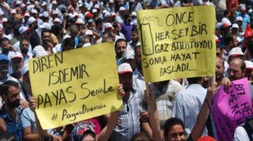 CHP Genel Başkanı Kılı&ccedil;daroğlu, İsdemir Iş&ccedil;isine Destek Verdi