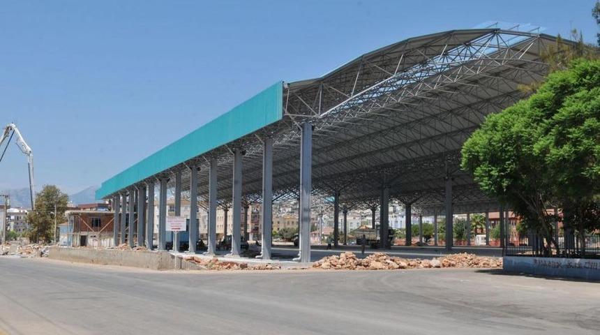 Yeni Mahalle'deki Kapalı Semt Pazarı Gelecek Ay Hizmete Girecek