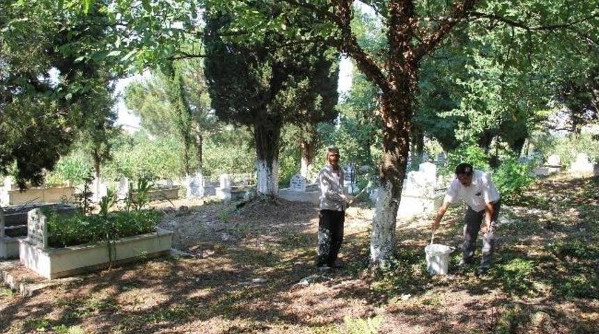 Alaplı&rsquo;da K&ouml;y Mezarlıklarında Bayram Temizliği