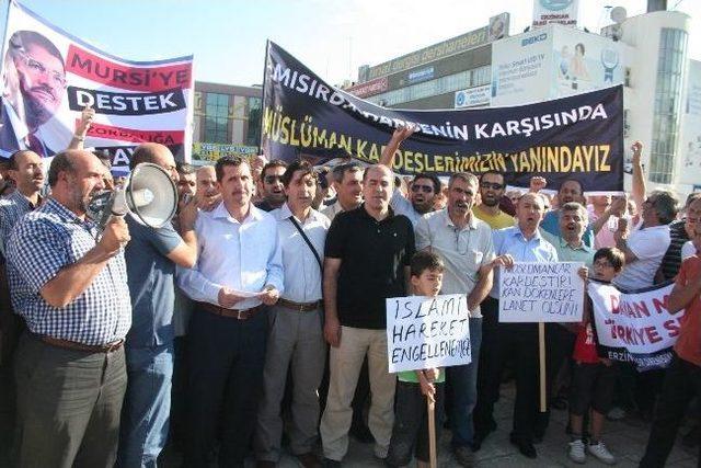 Mısır’daki Katliam Erzincan’da Protesto Edildi.