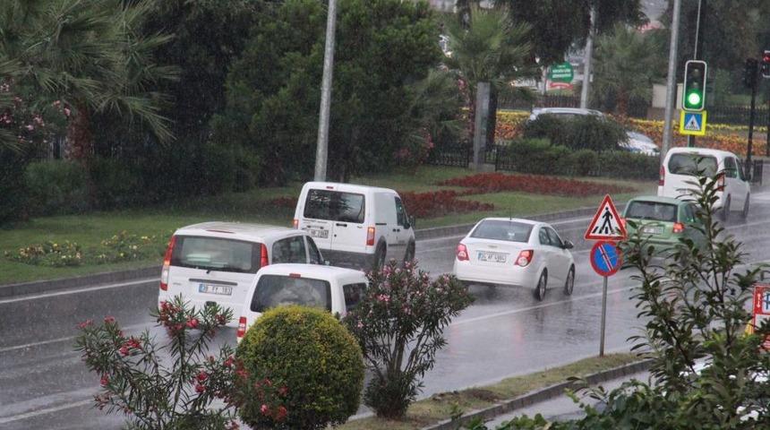 Samsun&rsquo;da Sağanak Yağış