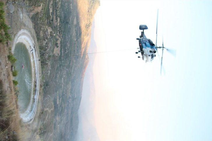 Gülnar'daki Orman Yangını Devam Ediyor G2