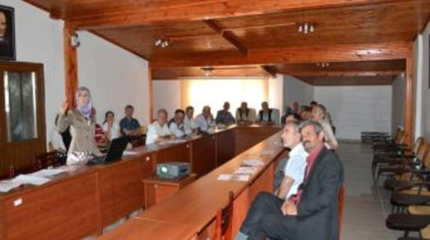 K&ouml;y Muhtarlarına Asbest Hakkında Bilgi Verildi