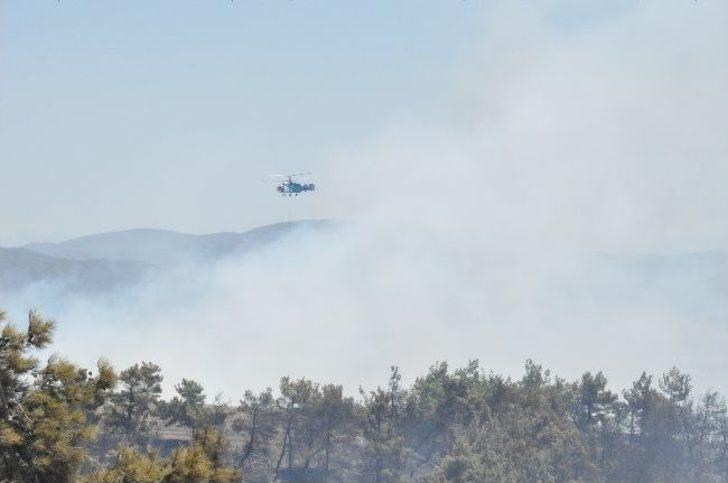 Orman Yangını Köyü Tehdit Ediyor G5