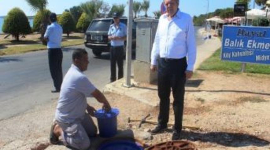 Ayvalık Belediyesi&rsquo;nden Yeni Plastik R&ouml;gar Kapakları