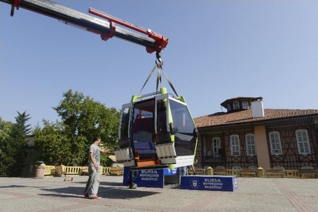 Teleferiğin Yeni Kabinleri G&ouml;r&uuml;c&uuml;ye &Ccedil;ıktı