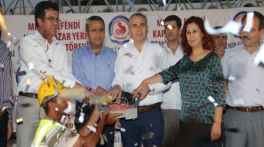 Denizli&rsquo;nin 10. Kapalı Pazar Yerinin Temeli Atıldı