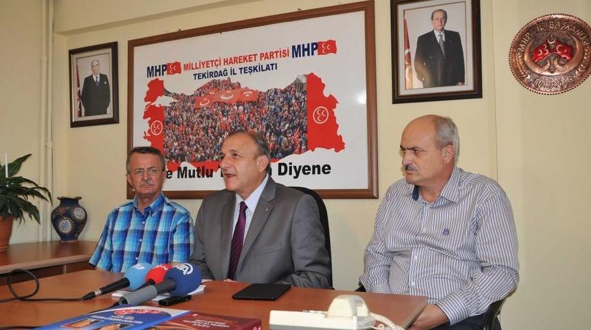 MHP'li Oktay Vural, Tekirdağ'da G&uuml;ndemi Değerlendirdi