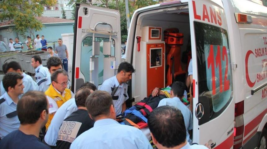 Polis ara&ccedil;ları kafa kafaya &ccedil;arpıştı: 5 polis yaralandı