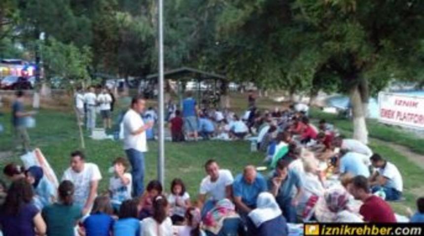 Yery&uuml;z&uuml; sofrası İznik&rsquo;de