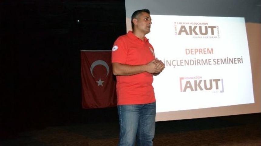 Akut&rsquo;tan Dat&ccedil;alılara Deprem Semineri