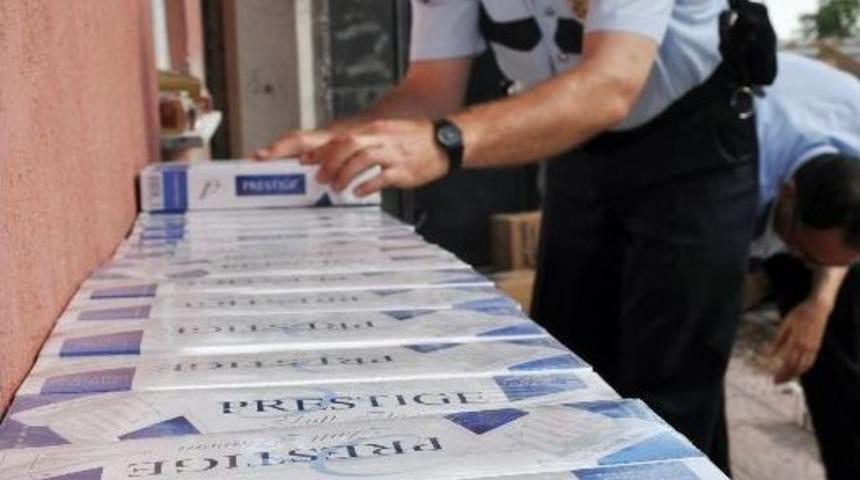 Aksaray&rsquo;da 53 Bin Paket Ka&ccedil;ak Sigara Ele Ge&ccedil;irildi