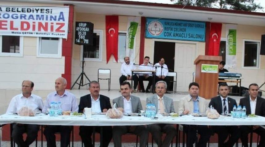 Kumluca&rsquo;da Halka A&ccedil;ık İftar Programı D&uuml;zenlendi