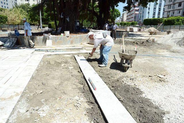 İnönü Parkı Yeniden Düzenleniyor