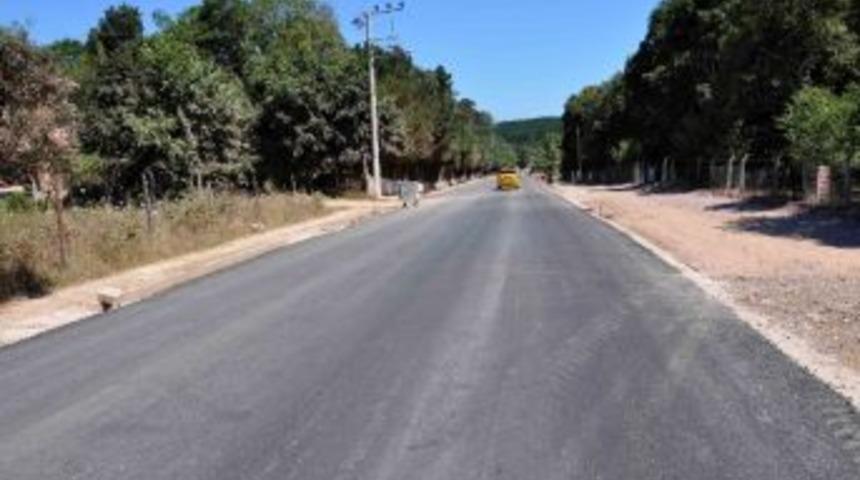 Cebeci Kovanağzı Yolu Asfaltlandı