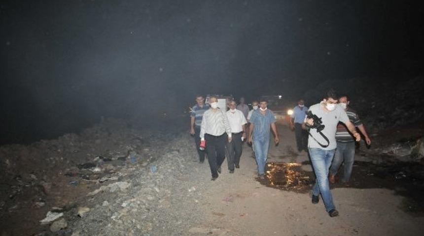 Osmaniye&rsquo;de &Ccedil;&ouml;p D&ouml;k&uuml;m Sahasında Yangın