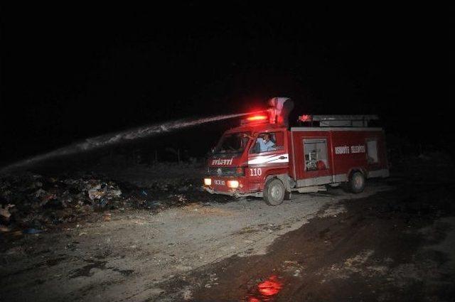 Osmaniye’de Çöp Döküm Sahasında Yangın