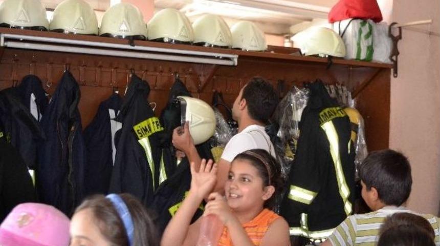 Simavlı Minikler İtfaiyeyi Gezdi