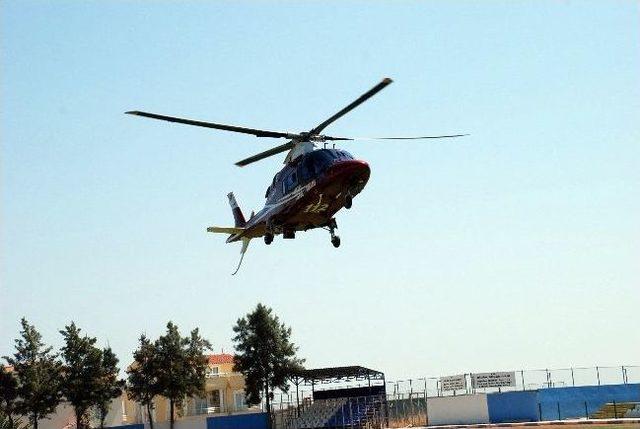 Kalp Hastası Ambulans Helikopterle Aydın’a Sevk Edildi