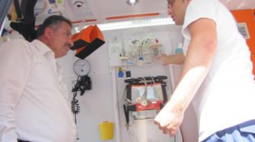 Ünye 112 Nolu Acil’e Tam Donanımlı Ambulans