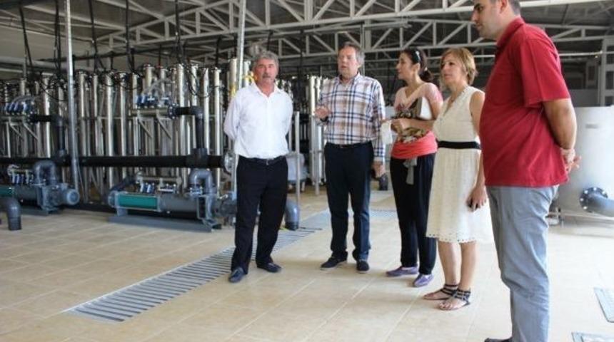Milletvekili Havut&ccedil;a Ayvalık Arıtma Tesisini İnceledi