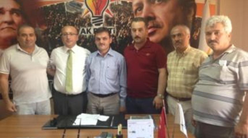 Ulus Kaymakamı Ali Fuat Atik&rsquo;den Ak Parti İl Başkanlığına Veda Ziyareti