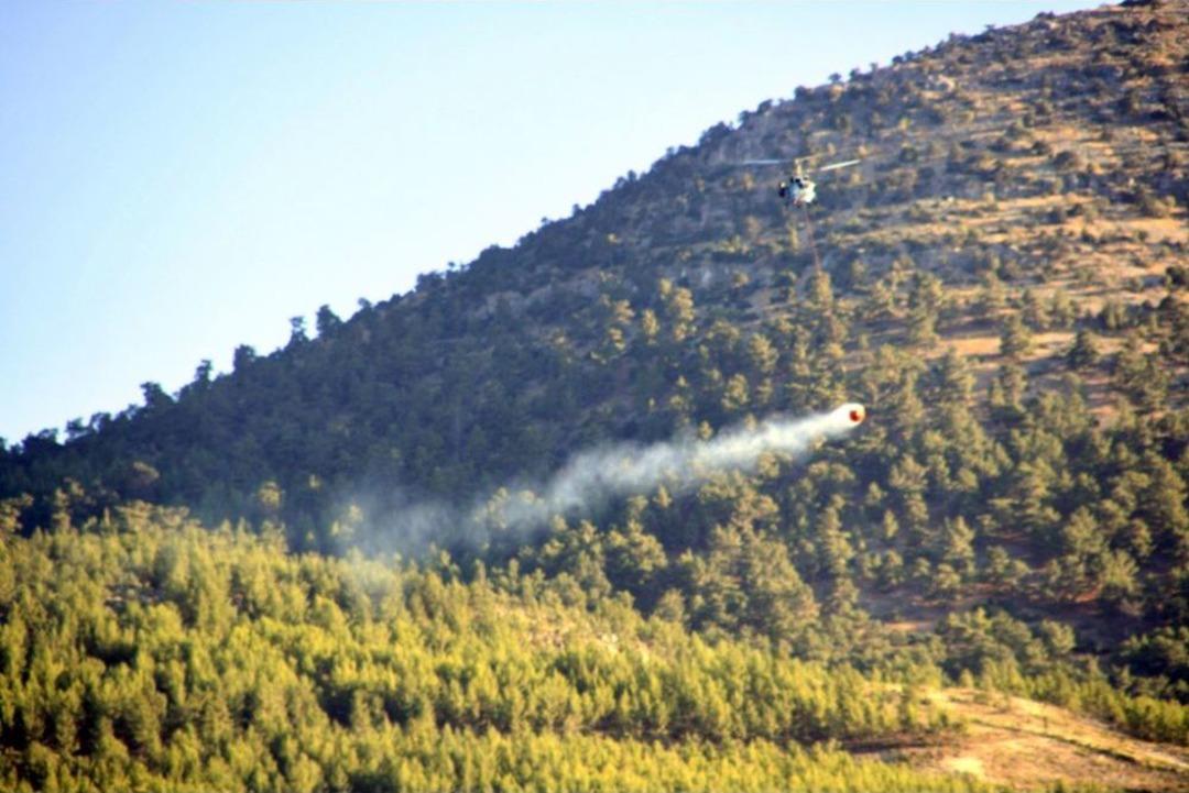 Zeyne Beldesinde Yangın Devam Ediyor