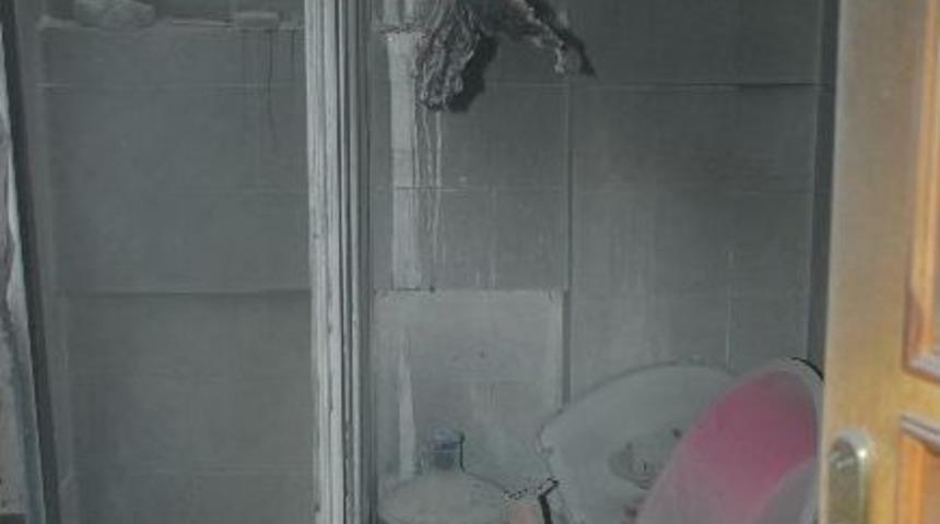 Didim&rsquo;de Patlayan Şofben Yangın &Ccedil;ıkardı