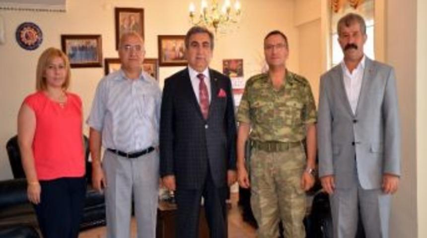 İl Jandarma Komutanı Ali Taş&rsquo;tan, Ticaret Borsasına Veda Ziyareti