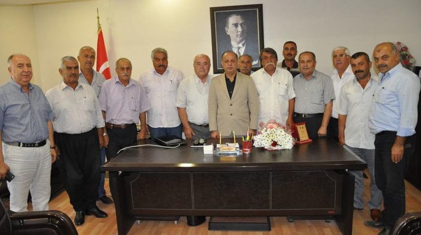 Muhtarlardan, Kaymakam Sevgili&rsquo;ye Teşekk&uuml;r Plaketi