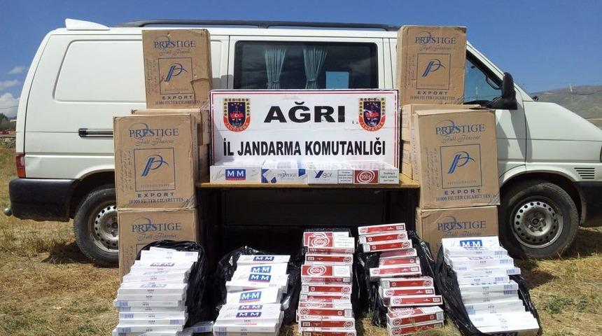 Siirt'te 28 Bin 840 Paket Ka&ccedil;ak Sigara Ele Ge&ccedil;irildi