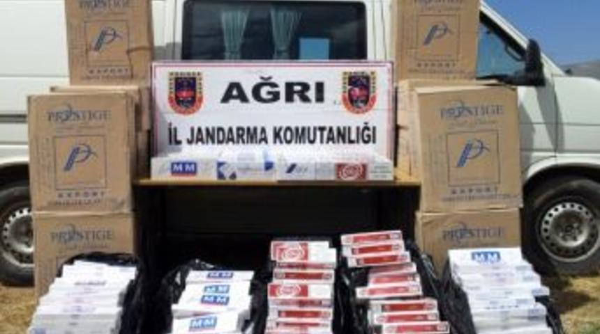 Ağrı&rsquo;da Ka&ccedil;ak Sigara Operasyonu