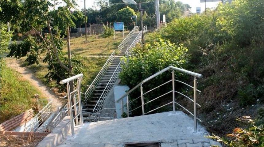 Altge&ccedil;it Merdivenleri Yeni G&ouml;r&uuml;n&uuml;m&uuml;ne Kavuştu