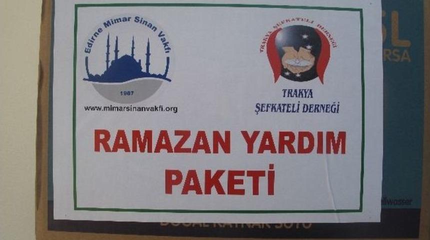 Ramazan'da İhtiya&ccedil; Sahiplerine Gıda Yardımı