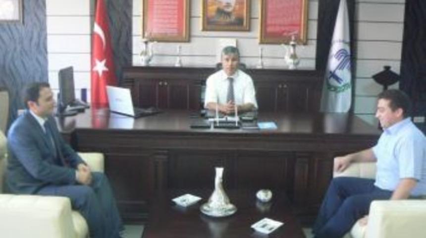 Vali Akpınar, Boz&uuml;y&uuml;k Belediye Başkan Vekili Bakıcı'yı Ziyaret Etti